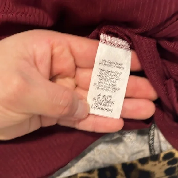 Rokoko Long Sleeve Shift mini dress Sz L - Picture 8 of 9